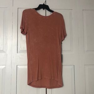 Salmon Colored T-shirt Dress